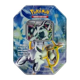 Pokemon 2009 Collector Tin Set Arceus with Arceus LV.X Card