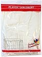 Party Dimensions Single Count Plastic Table Skirt, 29 by 14-Feet, Ivory