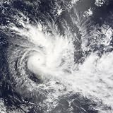 Tropical Cyclone Daman Photographic Poster Print by Stocktrek Images, 24x24