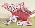 Pink Flowers Tea Set