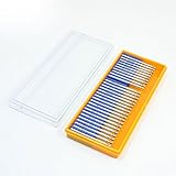 uxcell ダイヤモンドポイント　ダイヤモンドバー　研削 研磨 工具 合金 ダイヤモンド素材 4mm x 3mm シルバートーン 29個入り