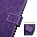 iPhone 6 Case, iPhone 6 Wallet Case (4.7 inch), BENTOBEN Multi-Card Wallet Case Flip Folio PU Leather Wallet Bumper Case Hard Shell Skin Protective Cover for iPhone 6 4.7 inch -Purple