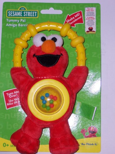 Sesame Street Elmo Tummy Pal Rattle