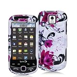 Samsung M910 Intercept Graphic Case - Red Flower on White