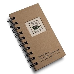 Hiking, A Hiker's Journal - MINI Kraft Hard Cover (prompts on every page, recycled paper, read more...)