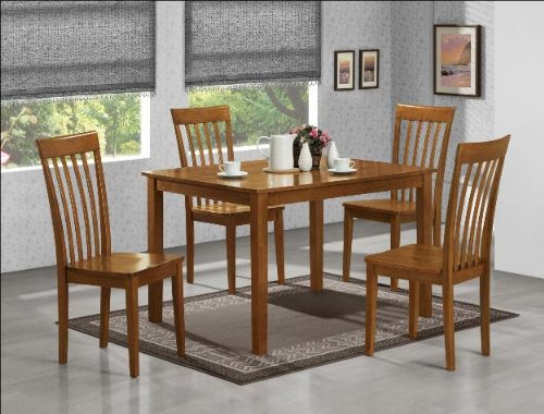 5pcs Casual Carson Dining Room Dinette Set