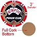 ESPN Poker Club Ceramic Coasters with Cork Bottoms