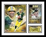 Brett Favre Green Bay Packers -200th Start- Framed Milestone Collage