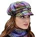 Mucros Weavers Ladies Plaid Newsboy Cap