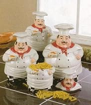 Chef 4 Piece Canister Set