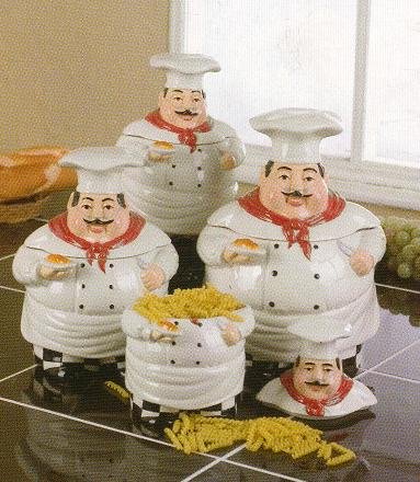 Chef 4 Piece Canister Set