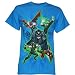 Search : Batman, Superman, Flash, Green Lantern, & Green Arrow Justice League Burst Mens T-Shirt
