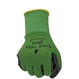Bamboo Work & Gardening Gloves for Women & Men, Protective Second Skin Working Gloves Large