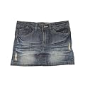 Sublevel Denim-Mini im Used-Look