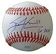 Cincinnati Reds Sam Lecure Autographed ROLB Baseball Featuring "Go Reds" Inscription! Proof Photo