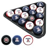 Arizona Wildcats College Logo Pool Balls Set