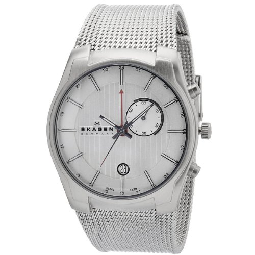 Skagen Men's 853XLSSC Stainless Steel Watch with Alarm Function Watch