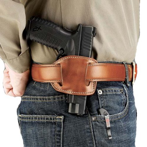Galco Jak Slide Belt Holster for 1911 5-Inch Colt, Kimber, Para, Springfield (Tan, Right-hand) On Sale