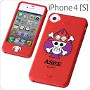 レイアウト iPhone 4/4S用ワンピース海賊旗 シリコンジャケット/ RT-OP4A