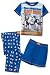 Madagascar Boys  3 Piece Poly  Penguin Pajama,Blue,4