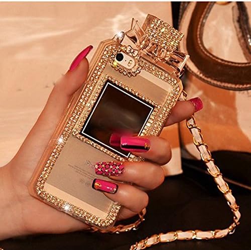 Amtopseller Luxury Perfume Back Cover Case for iPhone 4 4s 5 5s Samsung Galaxy Note2 N7100 Note3 S3 I9300 S4 I9500 S5 I9600 (iphone 5/5s, Clear)