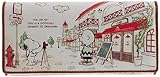 【SNOOPY】スヌーピー 財布 パリで写真撮影をするスヌーピー レディース長財布 二つ折り財布 120074