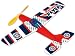 Der Racing Flyer, ein Flugzeug mit hochwertiger Gummi - Antriebstechnik und Freilauf - Propeller f�r 
l�ngeren Flug.