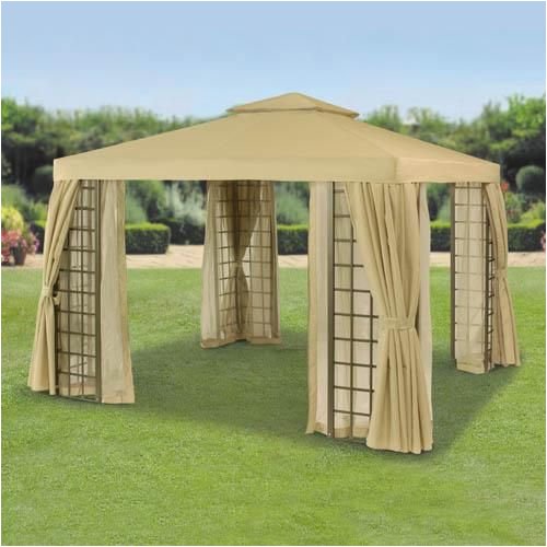 Deluxe Aluminium Garden Gazebo including Curtains & Nets Complete Set