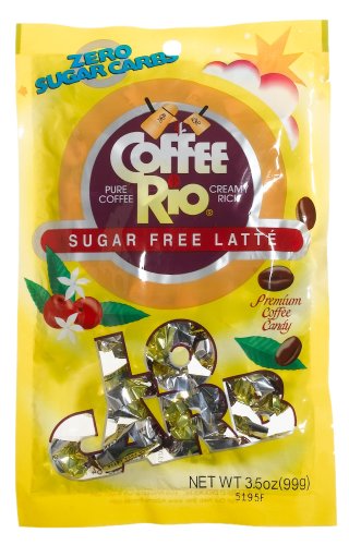 Adams & Brooks Sugar-Free Coffee Rio, Latte, 3-Ounce Units (Pack of 12) by Sugar-Free Candy