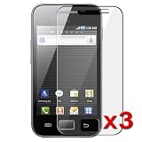 eForCity Three Clear Screen Protectors / Covers Compatible with Samsung? Galaxy Ace GT-S5830