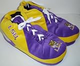 51kYsuCpGgL. SL160  LSU Tigers NCAA Plush Sneaker Slippers