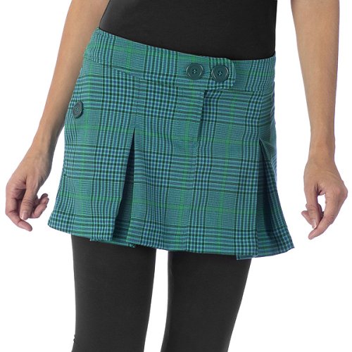 Juniors' Xhilaration® Plaid Mini Skirt - Blue