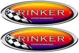 51kYuMXXoFL. SL160  Rinker Oval Racing Boat Name Plate Decal Set 10X3.5 Reviews