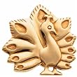 The Problem Solving Peacock Brooch