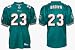 Ronnie Brown Miami Dolphins #23 Authentic Reebok NFL Football Jersey (Aqua)