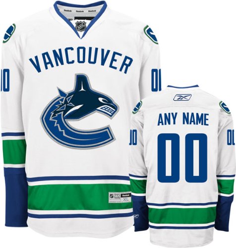 Vancouver Canucks White Premier Jersey: Customizable NHL Jersey