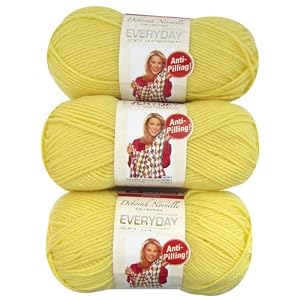 Premier-Yarns-3-Pack-Solid-Deborah-Norville-Everyday-Soft-Worsted-Baby-Yellow