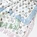 Little Giraffe Unisex Luxe Dot Baby Blanket Blue One Size