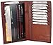 Checkbook Holder Wallet - Style 1528CF (Burgandy)
