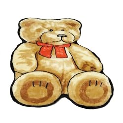 Teddy Bear | Playmat & Kid's Rug | Faux Fur | 5 foot X 7 foot