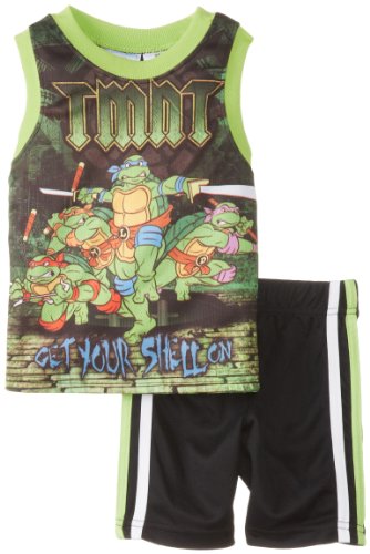 Nickelodeon Ninja Turtles Boys 2-7 Tank Short Set
