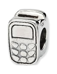 Reflection Beads Silver Cell Phone Accessories Bead