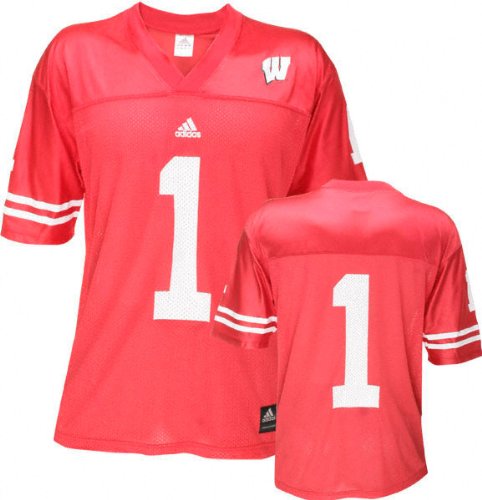 Wisconsin Badgers Youth -No. Football Jersey