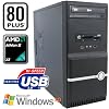 USB 3.0, WinXP Prof, STROM SPAR Office / Multimedia COMPUTER Eco-Tec PC 80PLUS, Super Silent BeQuiet 300W Netzteil mit 80Plus Zertifizierung , Triple-Core! AMD Athlon2 X3 455 (3x3.3GHz) +Arctic Alpine64Pro L�fter, 500GB SATA II, Crucial 4096MB DDR3, MSI 880GMA-E35(FX) AM3+ Mainboard, AMD Grafik HD4250 mit HDMI/DVI, DVD-Brenner, CardReader, 7.1 Sound, GigabitLAN