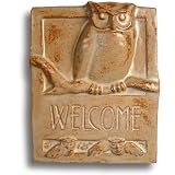 Owl Ceramic Welcome Plaque