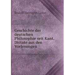 Geschichte der deutschen Philosophie seit Kant, Dictate aus den Vorlesungen