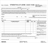 Bill of Lading Snap-A-Way Forms,3-Part,250 Forms,Ruled,8-1/2x7