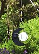 Angry Crescent Moon Solar Hanging Lantern Angry Crescent Moon Solar Hanging Lantern