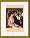Gold Framed/Matted Print 17x23, The Opera