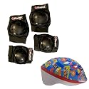 Razor Multi-Sport Protective Pad Set and V8 Toddler Tootsie Roll Helmet (Fits Ages 1-4)